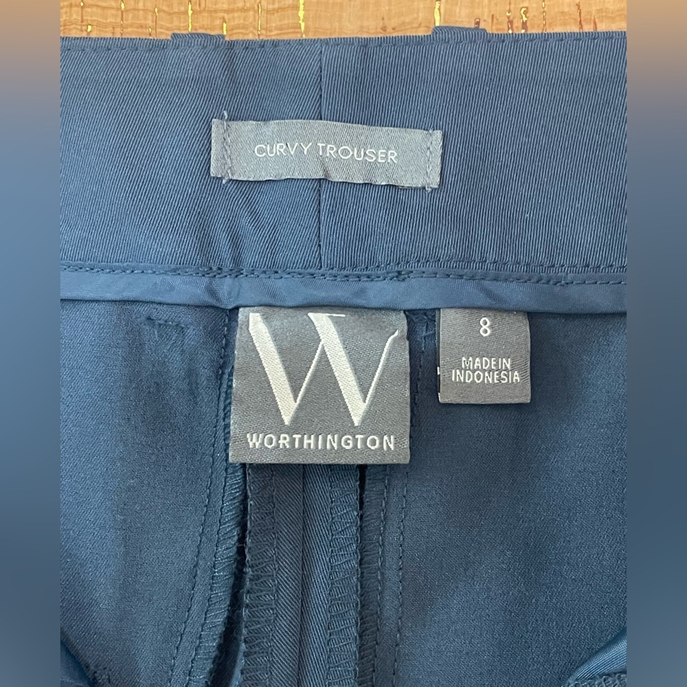 Worthington Navy Women's Trousers - Picture 4 of 8
